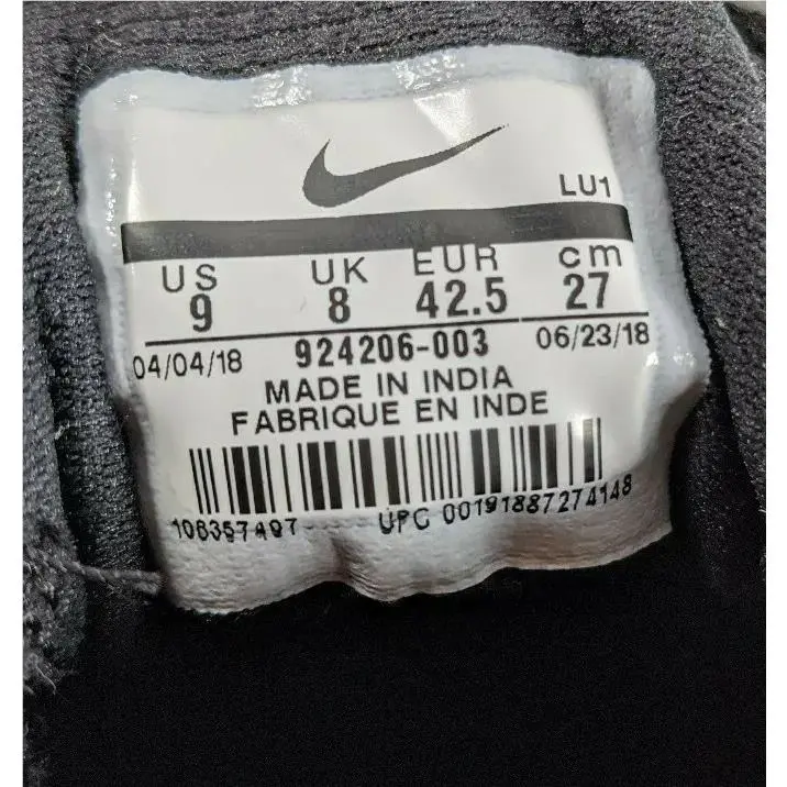 Nike shoes - Nike Legend - Legend - 924206-003 - Black 1