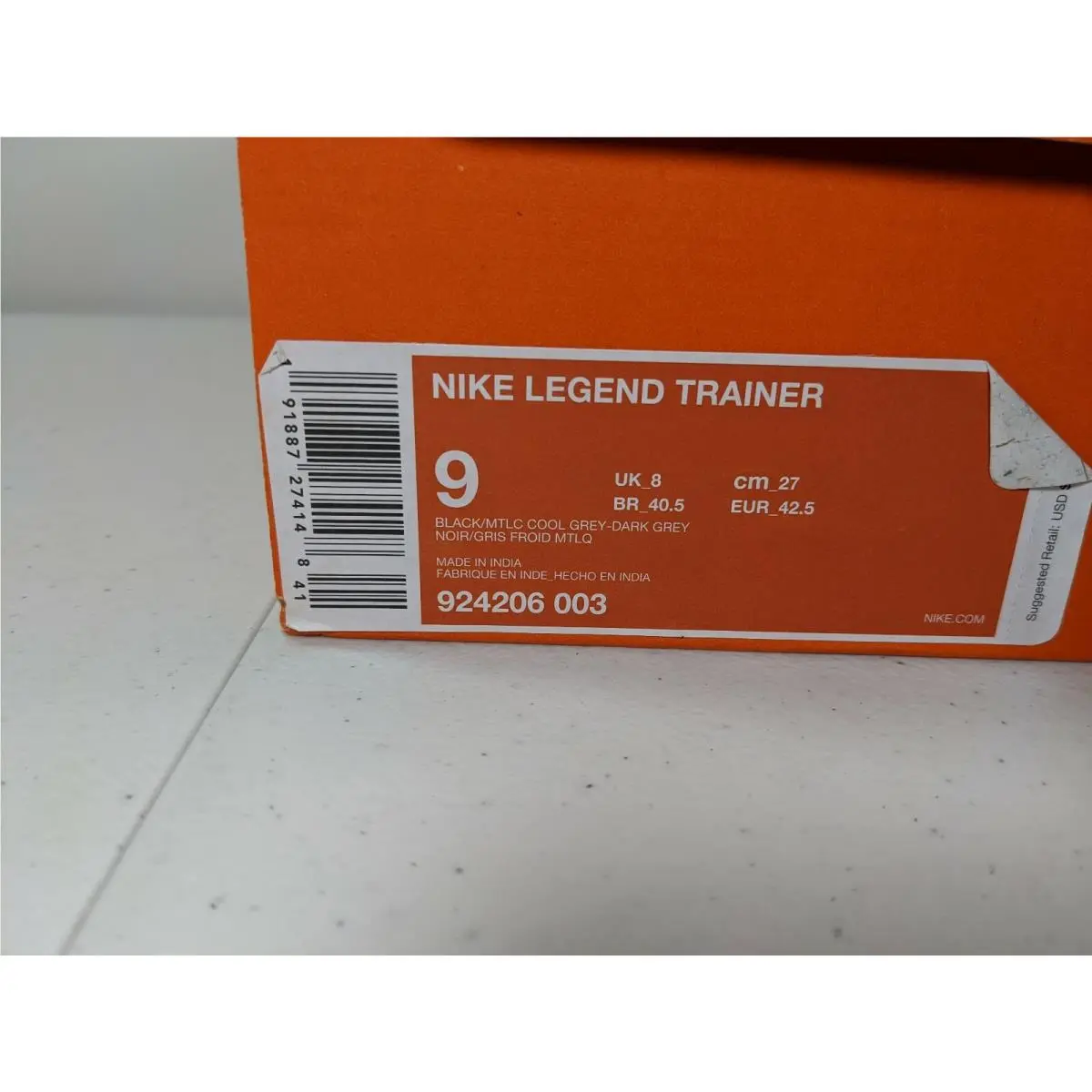 Nike shoes - Nike Legend - Legend - 924206-003 - Black 6