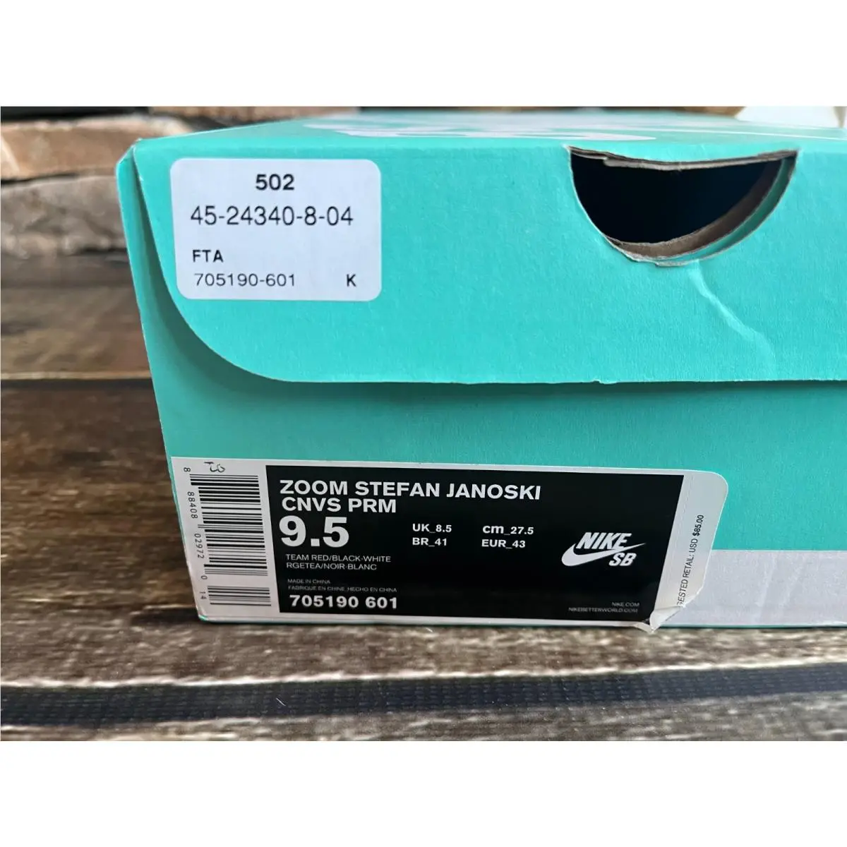 Nike shoes - Nike SB Zoom Stefan Janoski - 705190-601 - Red 6