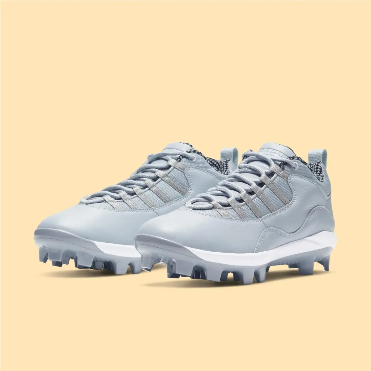 Nike Jordan Retro 10 Mcs Low Wolf Grey CQ9531-002 Men`s Size 15 Cleats 132F