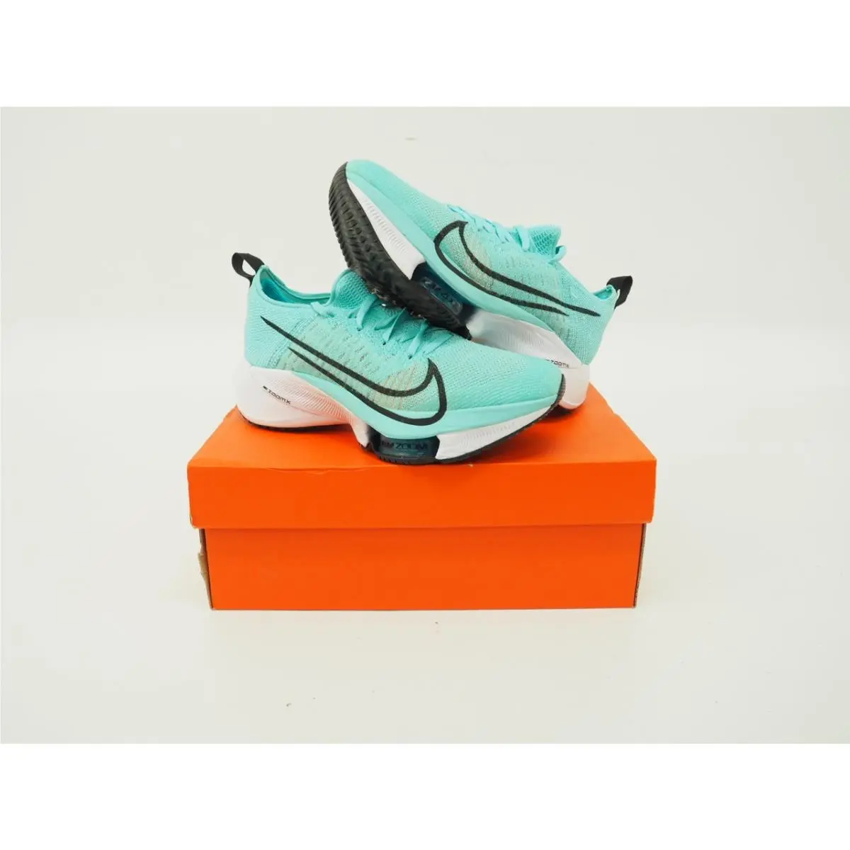 Nike Air Zoom Tempo Next% Flyknit `hyper Turquoise` Women`s Size 7 Shoe