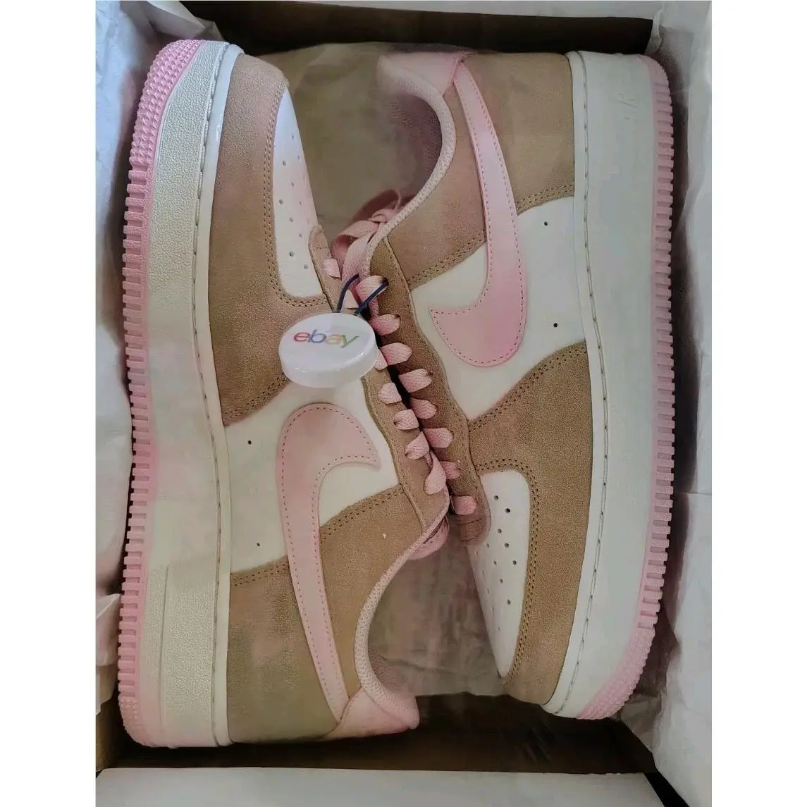 Size 10.5 Womens - Nike Air Force 1 ‘07 LV8 ‘hemp Pink’