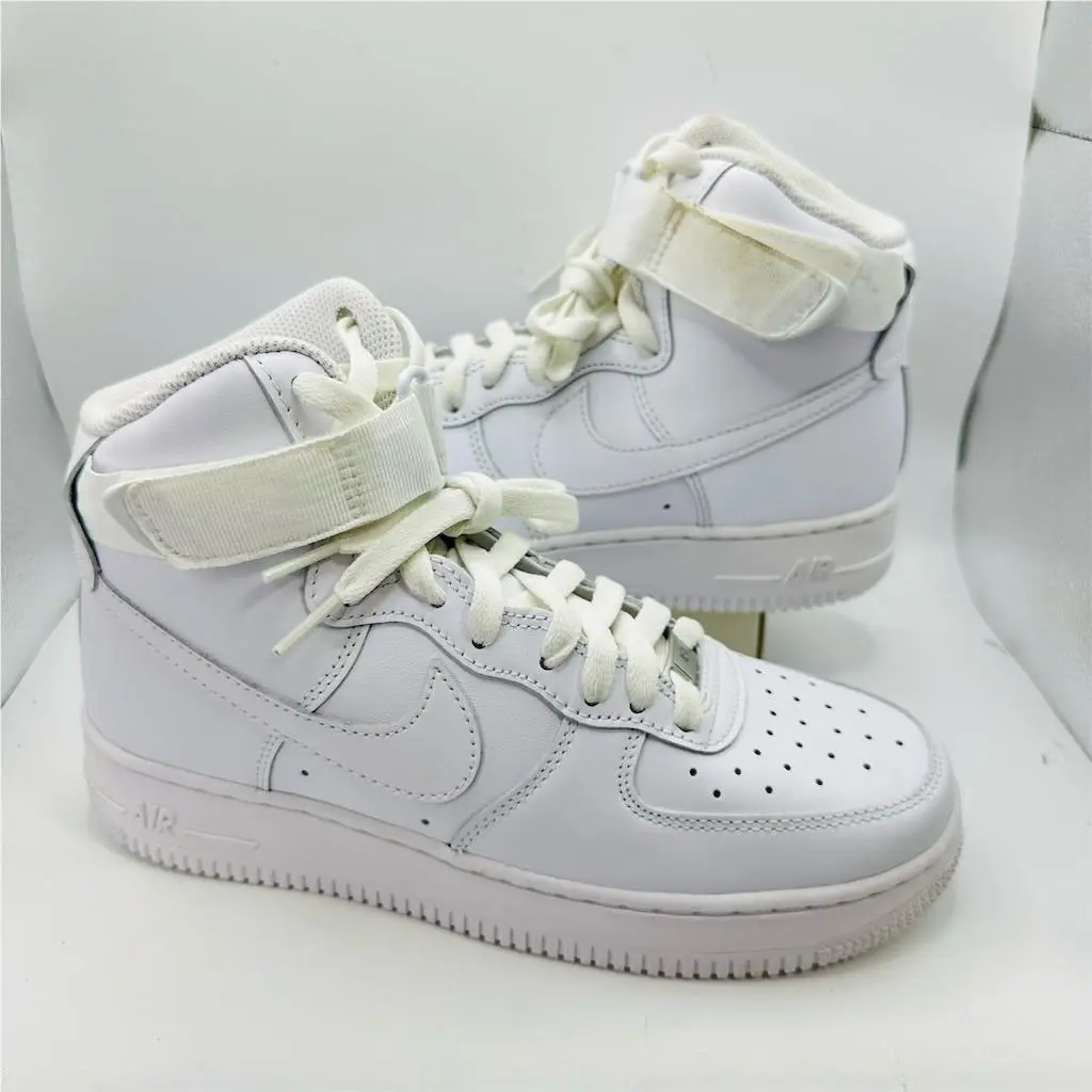 Air Force 1 High LE Sneakers White High Top Men`s 7 Women`s 8.5 by Nike