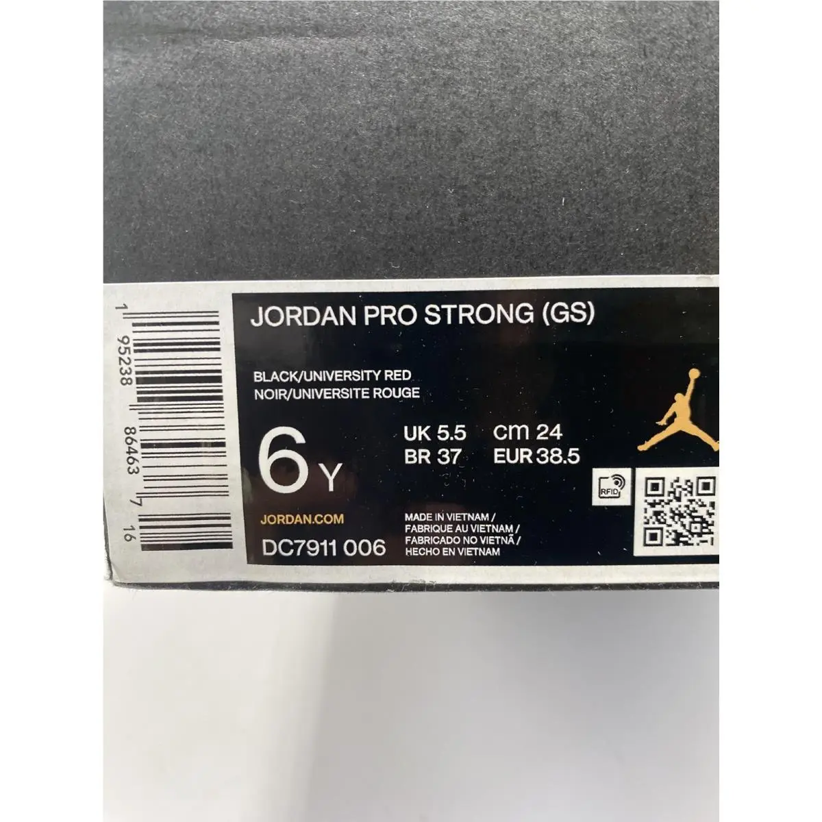 Nike shoes - Jordan Pro - Pro - DC7911 006 - Black/University Red (UPC: 195238864637) 6