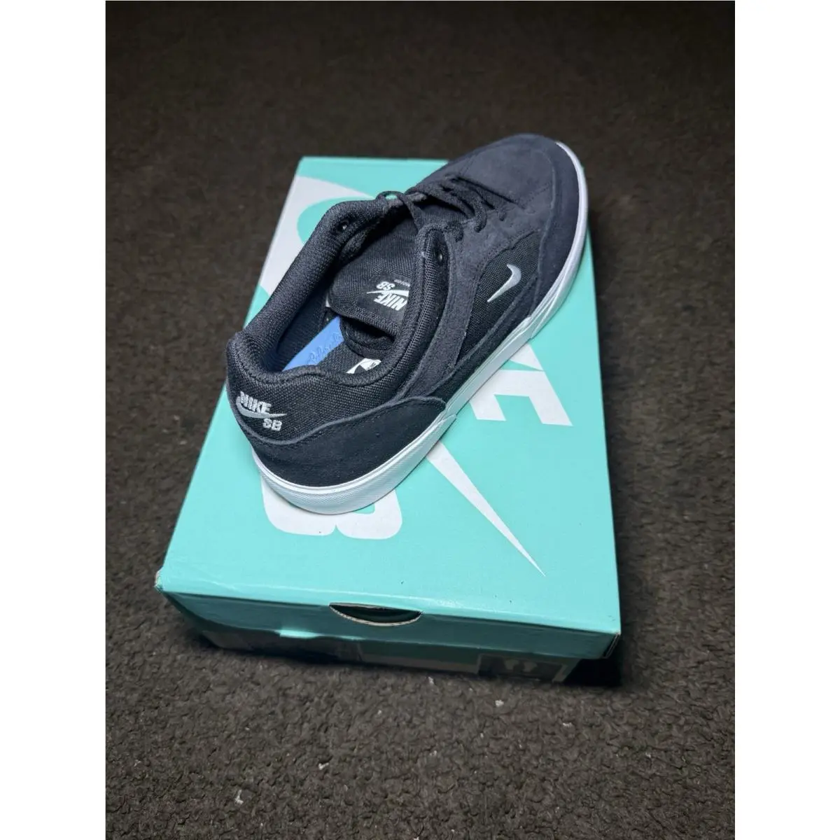 Nike shoes - Nike SB Malor - Malor - Black/Black/White/White 4