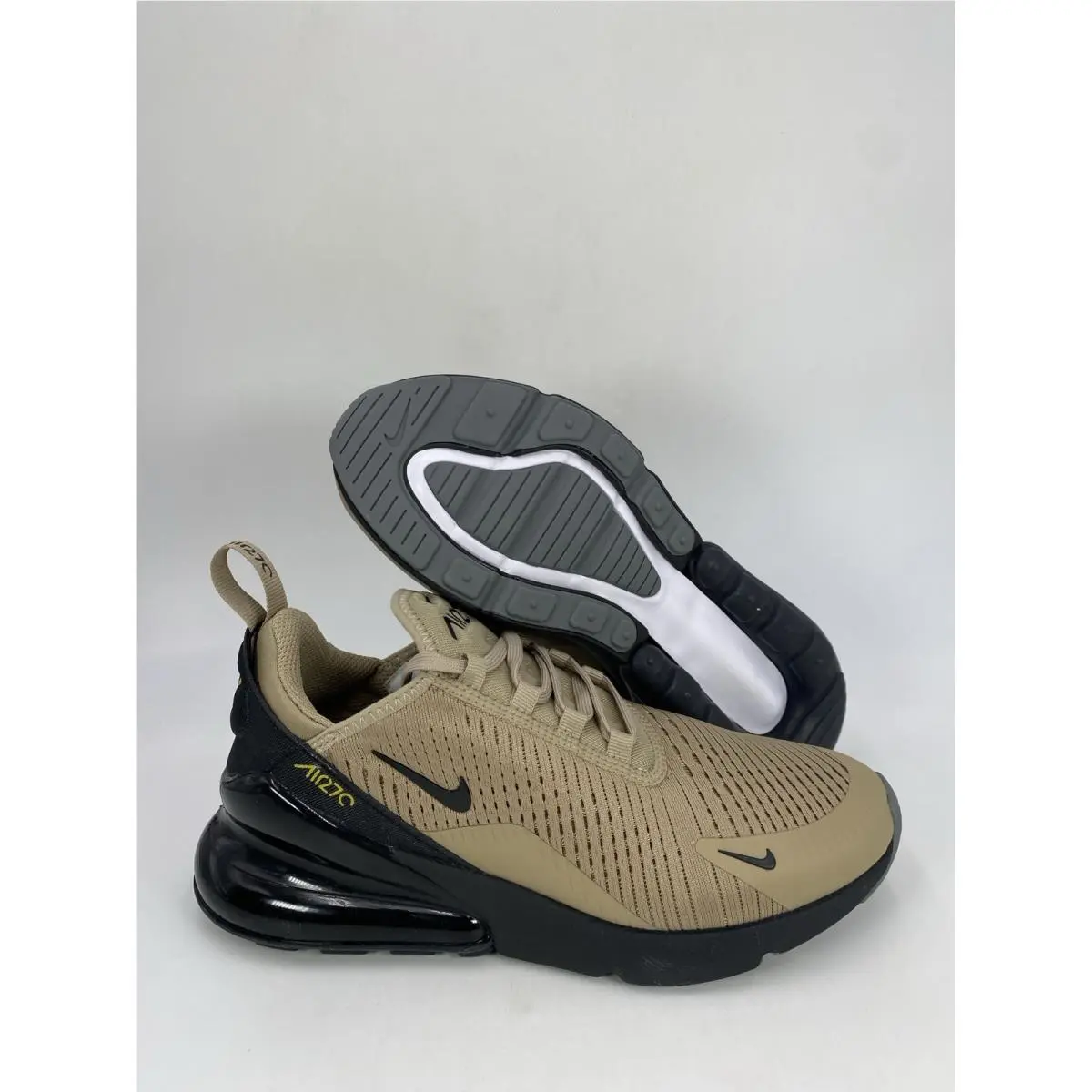 Nike By You Air Max 270 Tan Black IQ8028 900 Women`s Size 7
