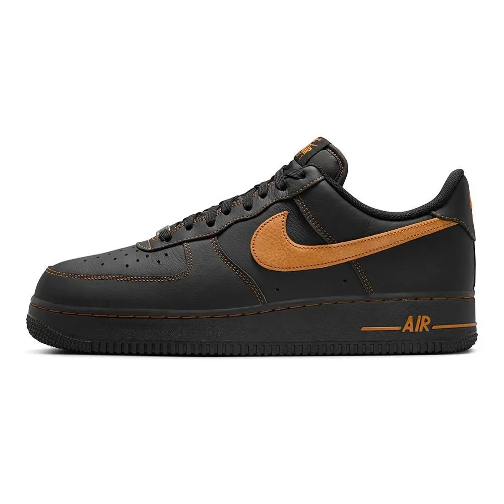 Men`s Nike Air Force 1 `07 LV8 Black/desert Ochre HQ2037 003 - 10.5