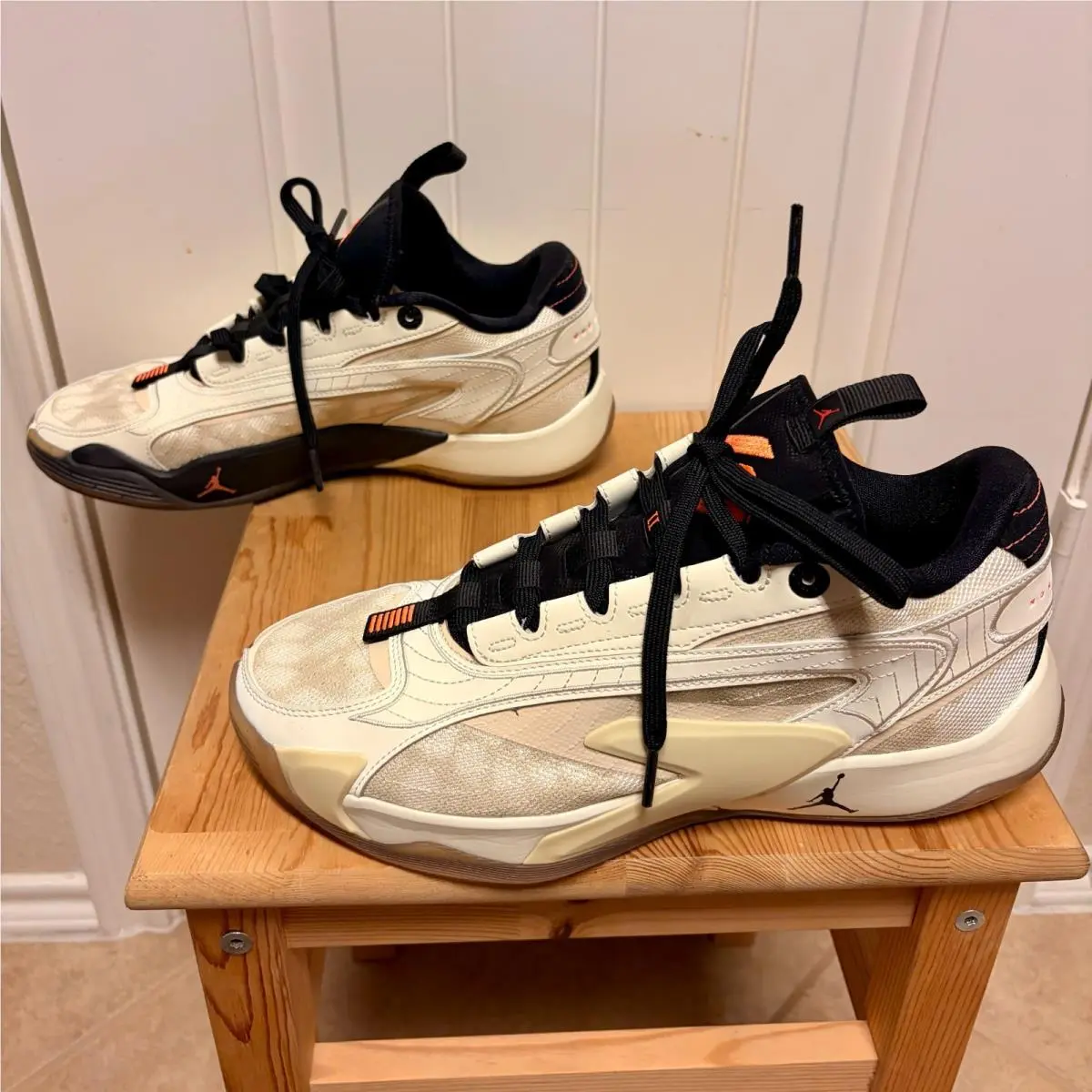 Nike shoes - Jordan Luka 2 - Luka - DX8733-100 - Coconut Milk, Black, Orange 4