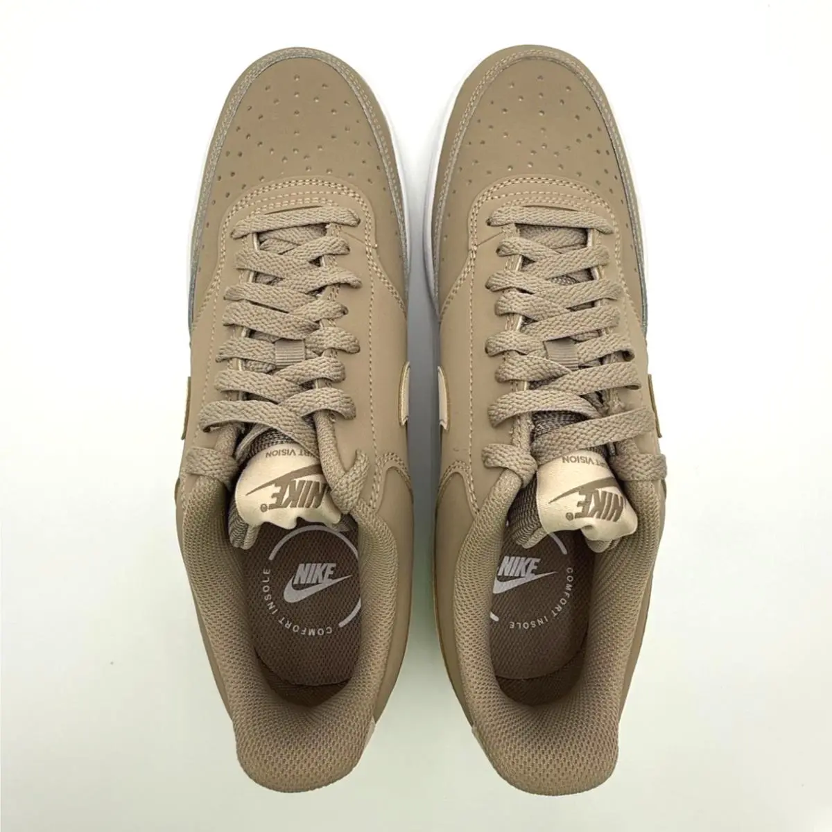 Nike shoes - Nike Court Vision - Court Vision - HM6193-247 - Green, Manufacturer: Khaki / White / Sanddrift (UPC: 197599058373) 4