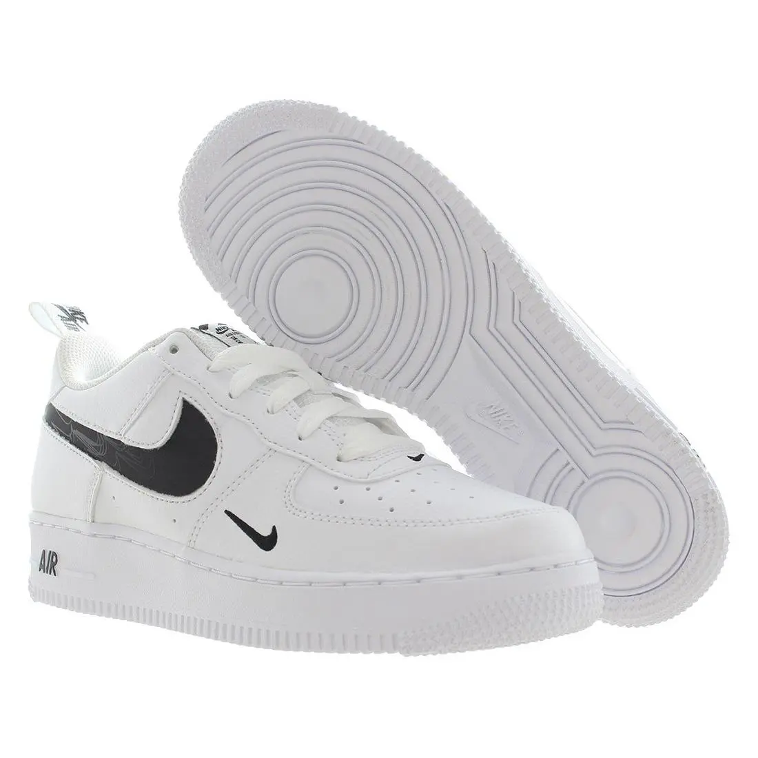 Nike Air Force 1 LV8 GS Girls Shoes Size 4 Color: White/black