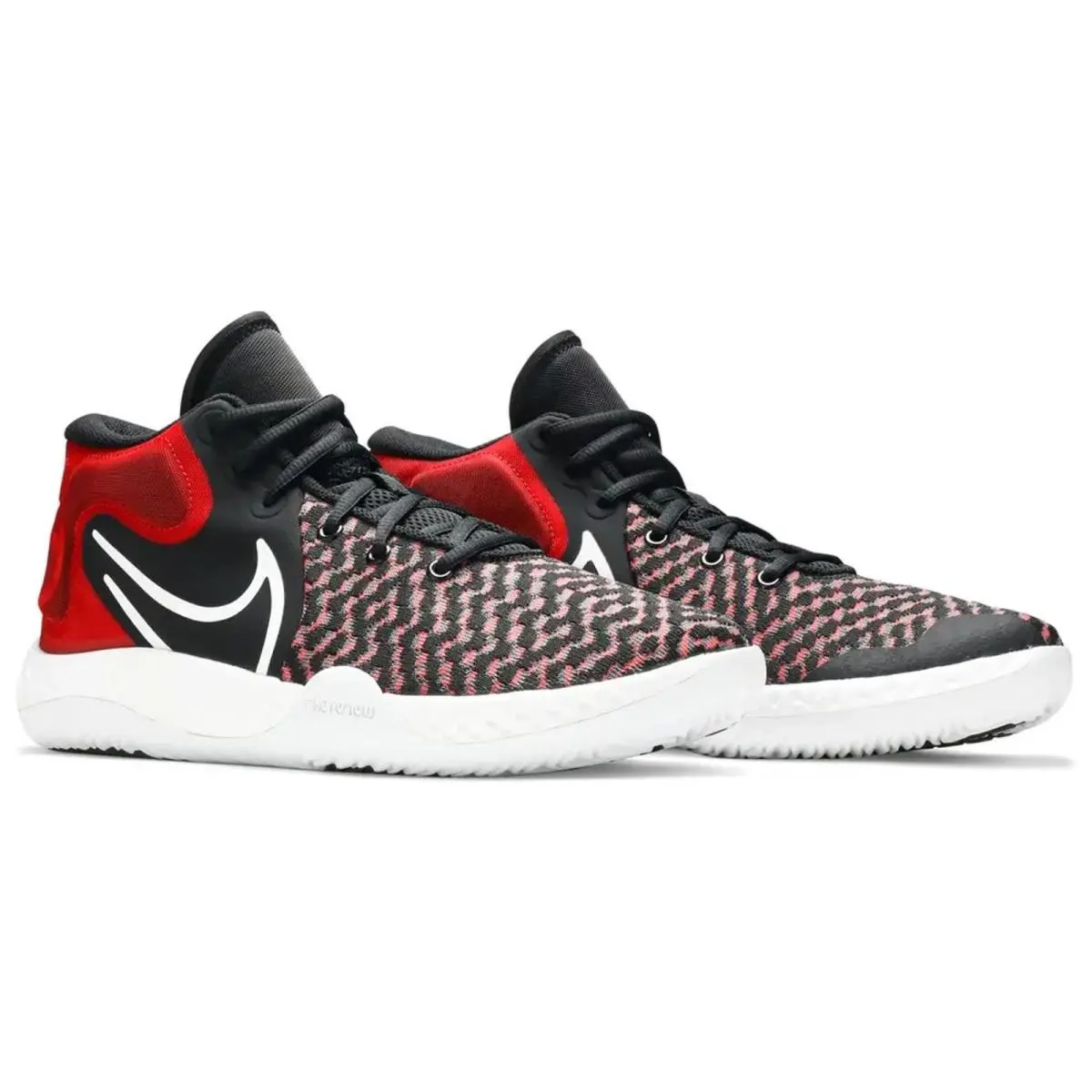 Nike Men`s KD Trey 5 Viii Basketball Shoes Black /red /white 11.5