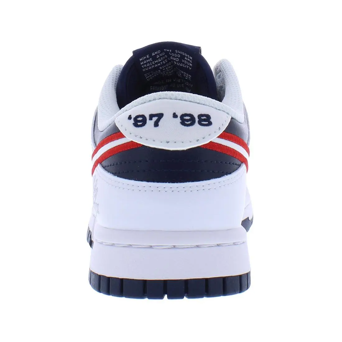 Nike shoes - Nike Dunk - Dunk - DZ2780-100 - Blue, Full: White/University Red/Obsidian (UPC: 196608076674) 1