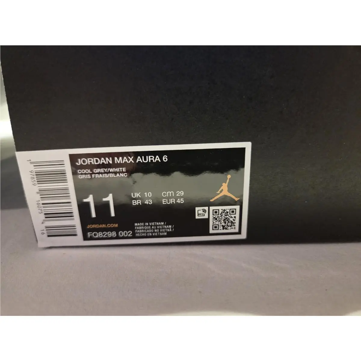 Nike shoes - Jordan Max Aura - Max Aura - FQ8298-002 - Gray 0