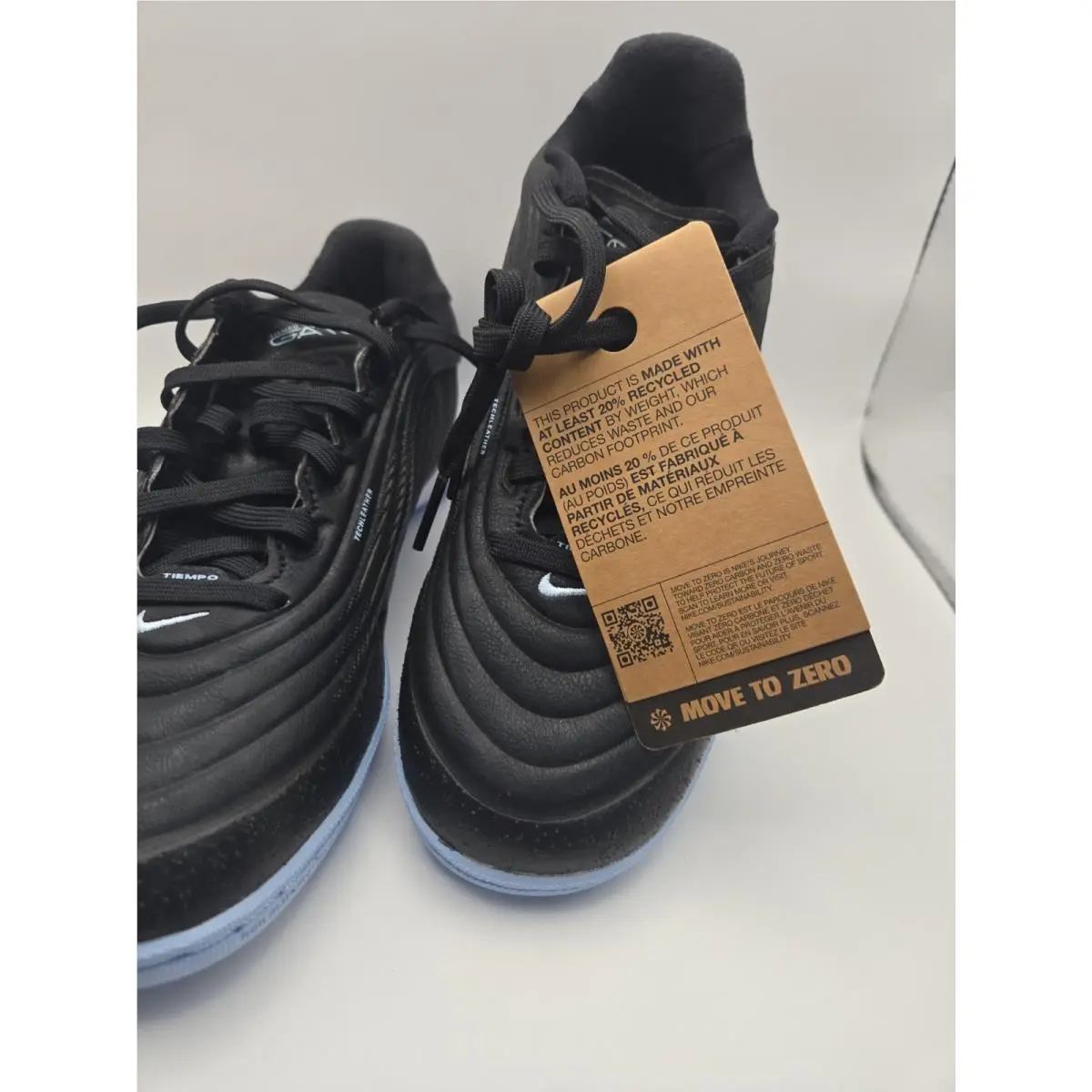 Nike shoes - Nike Tiempo Reactgato - Tiempo Reactgato - HQ3159 040 - Black/Obsidian-Ice Blue (UPC: 198726528530) 3