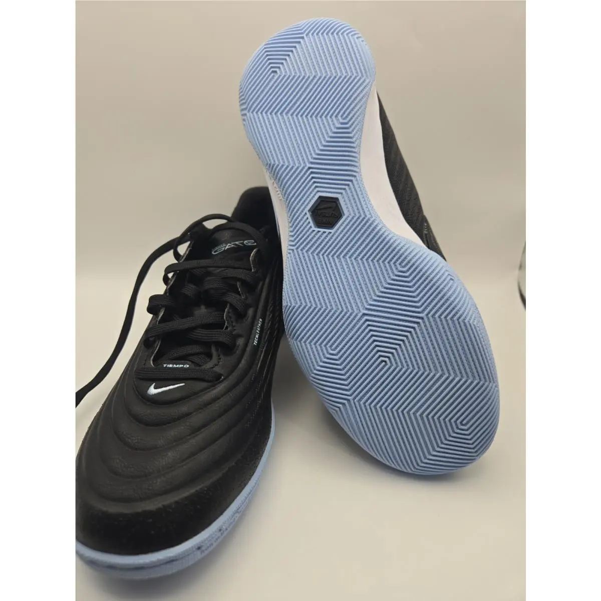 Nike shoes - Nike Tiempo Reactgato - Tiempo Reactgato - HQ3159 040 - Black/Obsidian-Ice Blue (UPC: 198726528530) 4