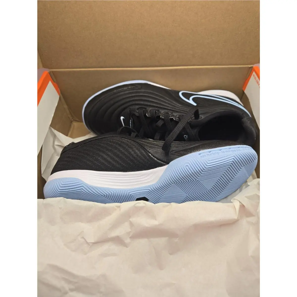 Nike shoes - Nike Tiempo Reactgato - Tiempo Reactgato - HQ3159 040 - Black/Obsidian-Ice Blue (UPC: 198726528530) 5