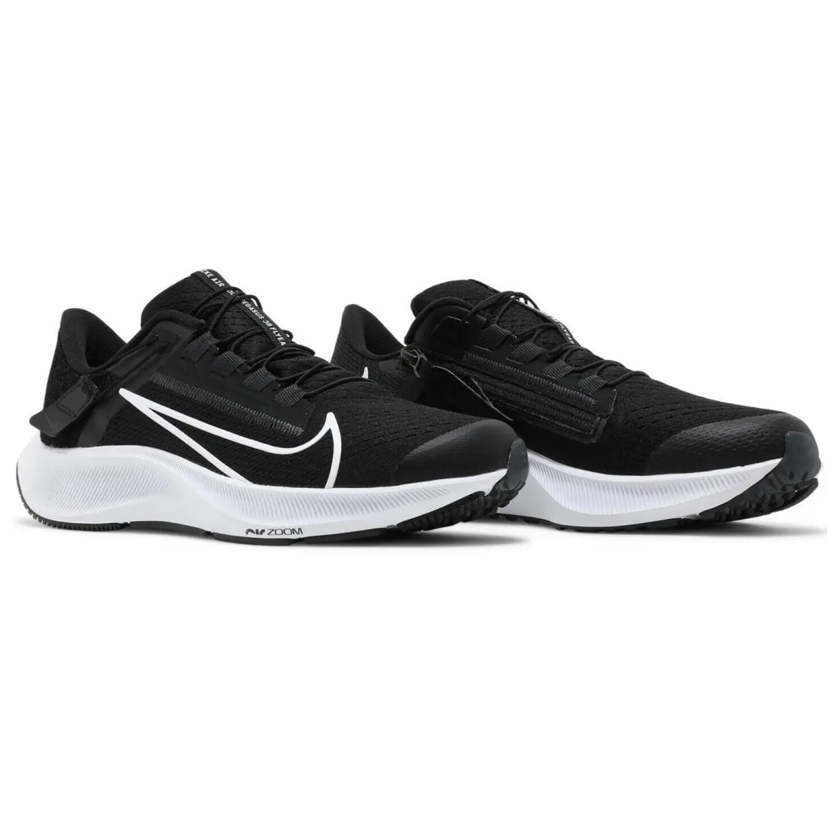 Nike Air Zoom Pegasus 38 Flyease `black White` DA6698-001 Women`s Shoes 7.5 B