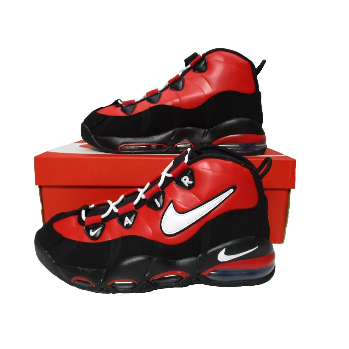 Nike Air Max Uptempo `95 University Red White Black 2026 Mens Shoes Sz 12