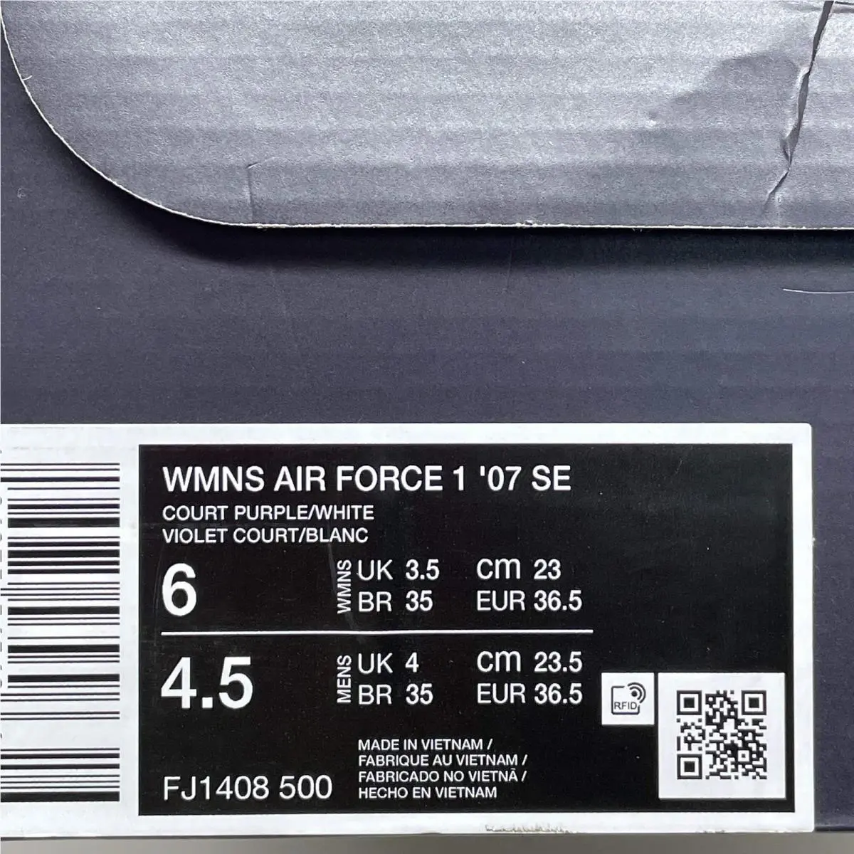Nike shoes - FJ1408500 - FJ1408-500 - Court Purple/White 7