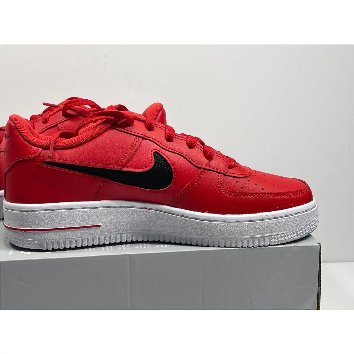 Nike shoes - Nike Air Force 1 `07 - UNIVERSITY RED (UPC: 194499673620) 5