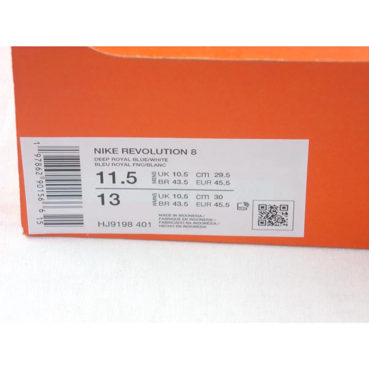 Nike shoes - Nike Revolution 8 - Revolution - HJ9198-401 - Blue (UPC: 197862901566) 10