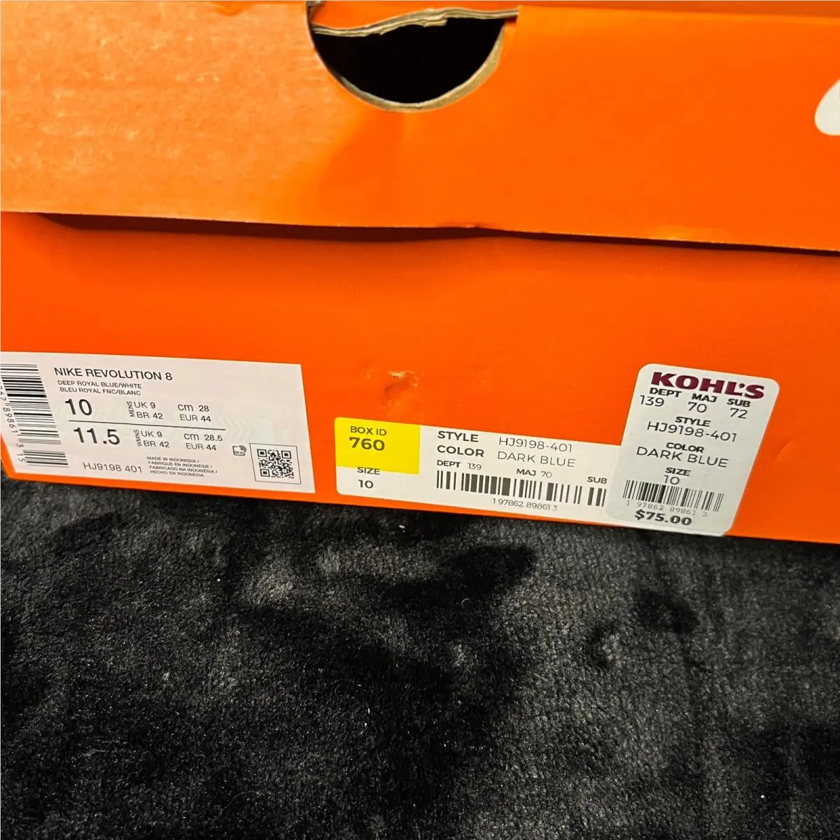 Nike shoes - Nike Revolution 8 - Revolution - HJ9198-401 - Blue 8