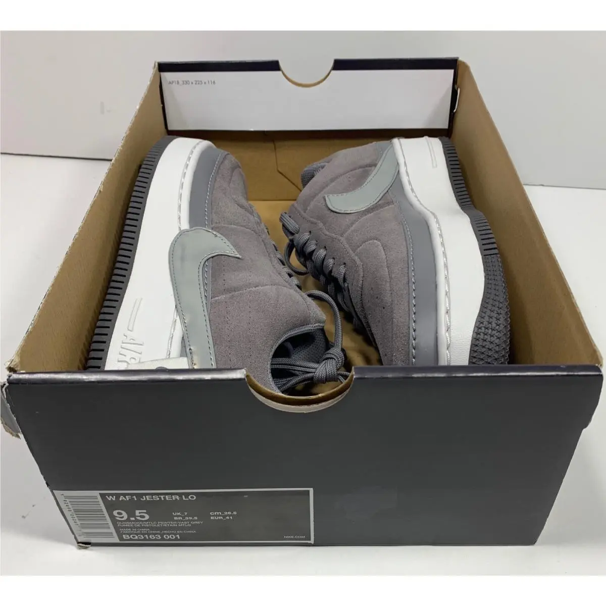 Nike shoes - AF1 Jester Low - Jester Low - Gunsmoke Gray/Pewter-Vast Grey (UPC: 192498002601) 8