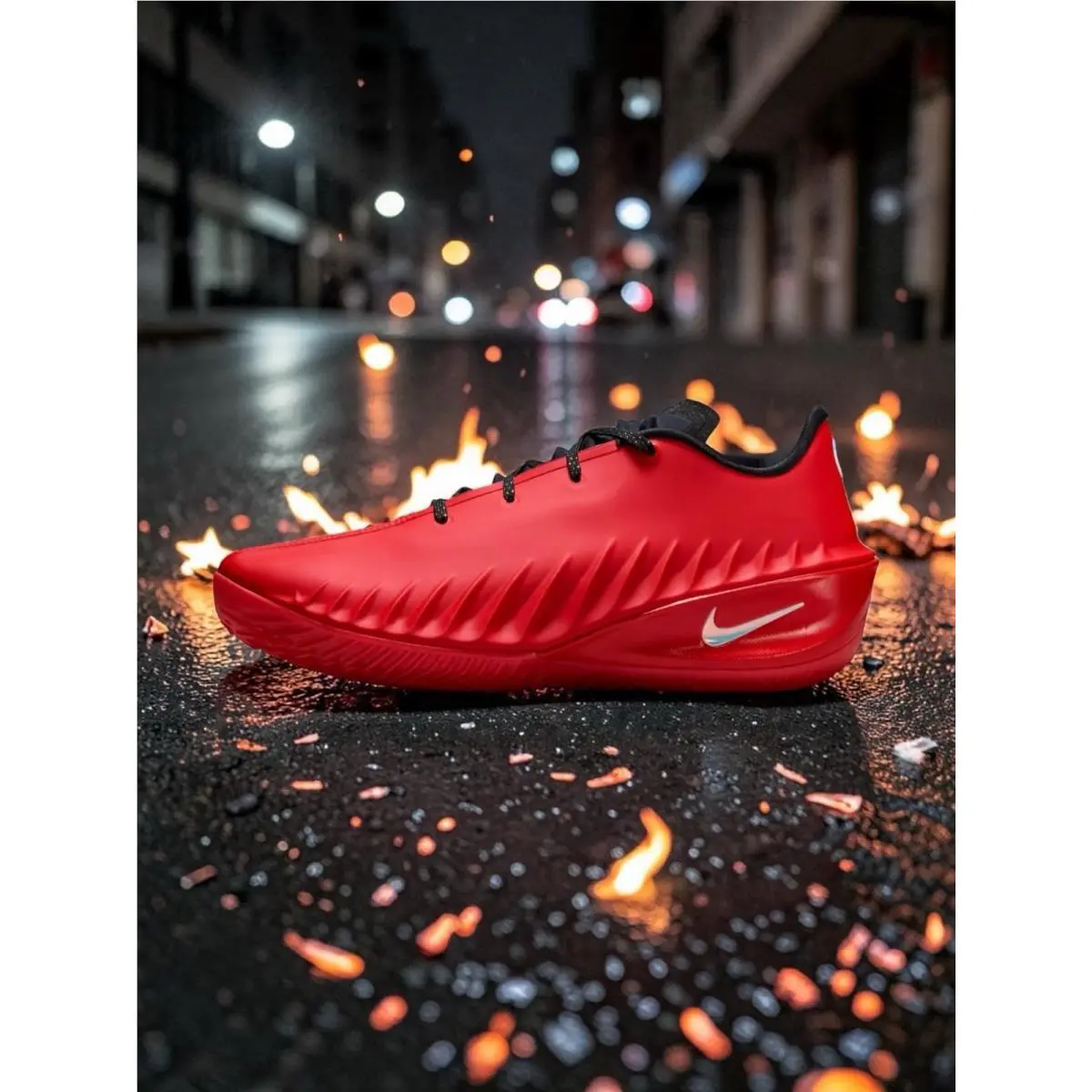Size 12.5 - Nike Air Zoom GT Cut 4 University Red Black Basketball Shoes Men’s