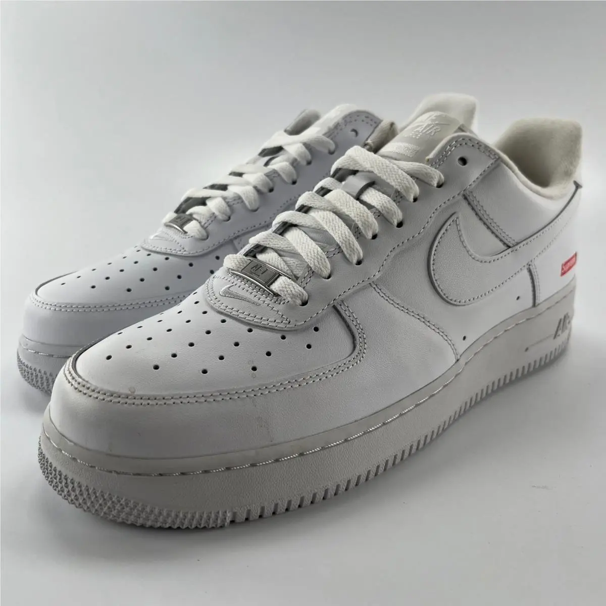 Nike Air Force 1 Low Supreme White CU9225-100 Mens Size 11 Sneakers