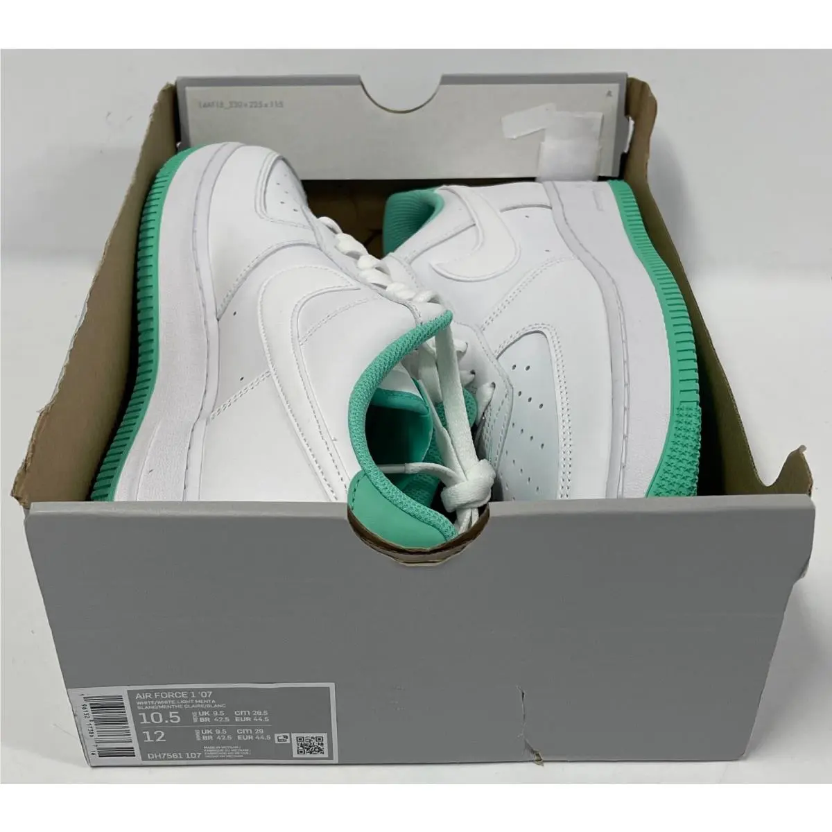 Nike shoes - Nike Air Force 1 `07 - DH7561-107 - White Light Menta (UPC: 196152173867) 9