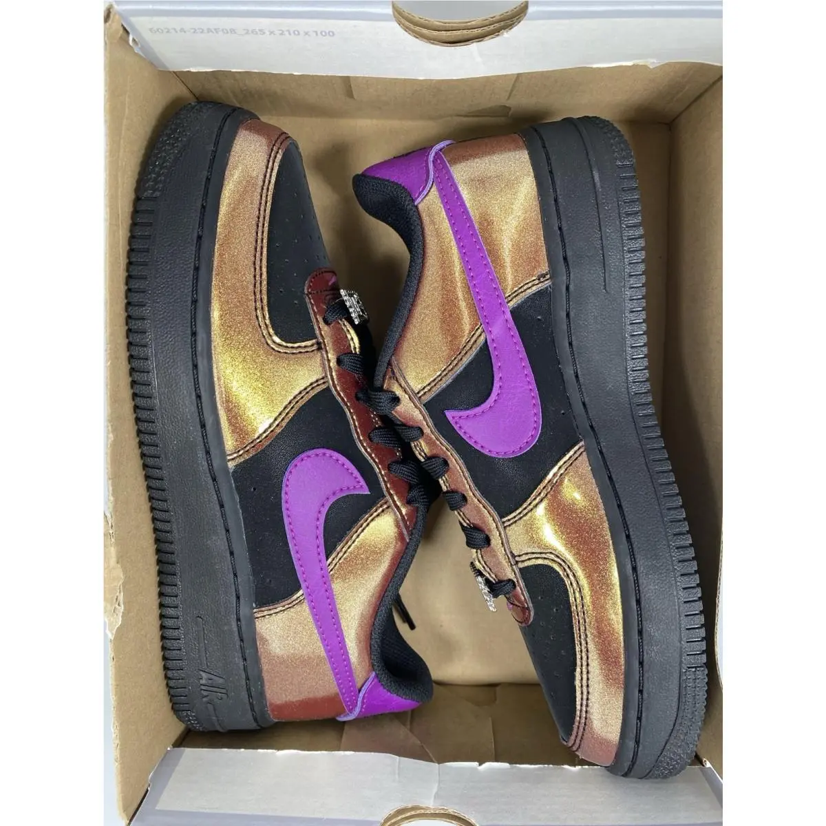 Nike shoes - Nike Air Force 1 - Air Force - IQ2736 001 - Black/Bold Berry (UPC: 198488180212) 7