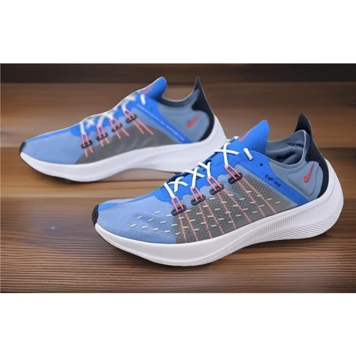 Nike EXP-X14 Light Photo Blue Running Gym Shoes Mens 8