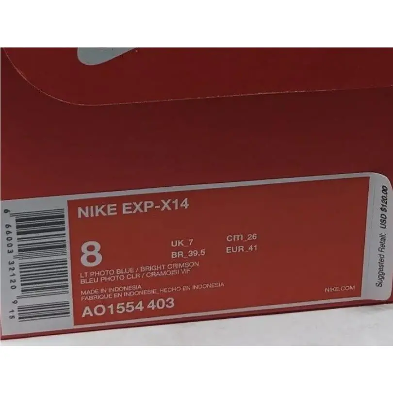 Nike shoes - Nike EXP-X14 - AO1554 403 - Blue (UPC: 0666003321209) 6