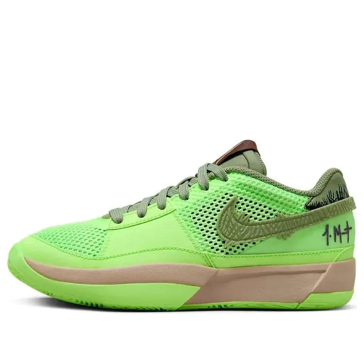 Nwob Youth Nike JA 1 Nrg `halloween` Lime/black FV6097-300 Sz 6Y