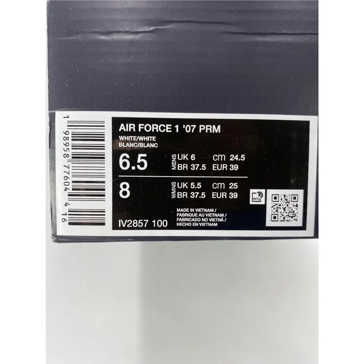 Nike shoes - Nike Air Force 1 - Air Force - IV2857 100 - White (UPC: 198958776044) 8