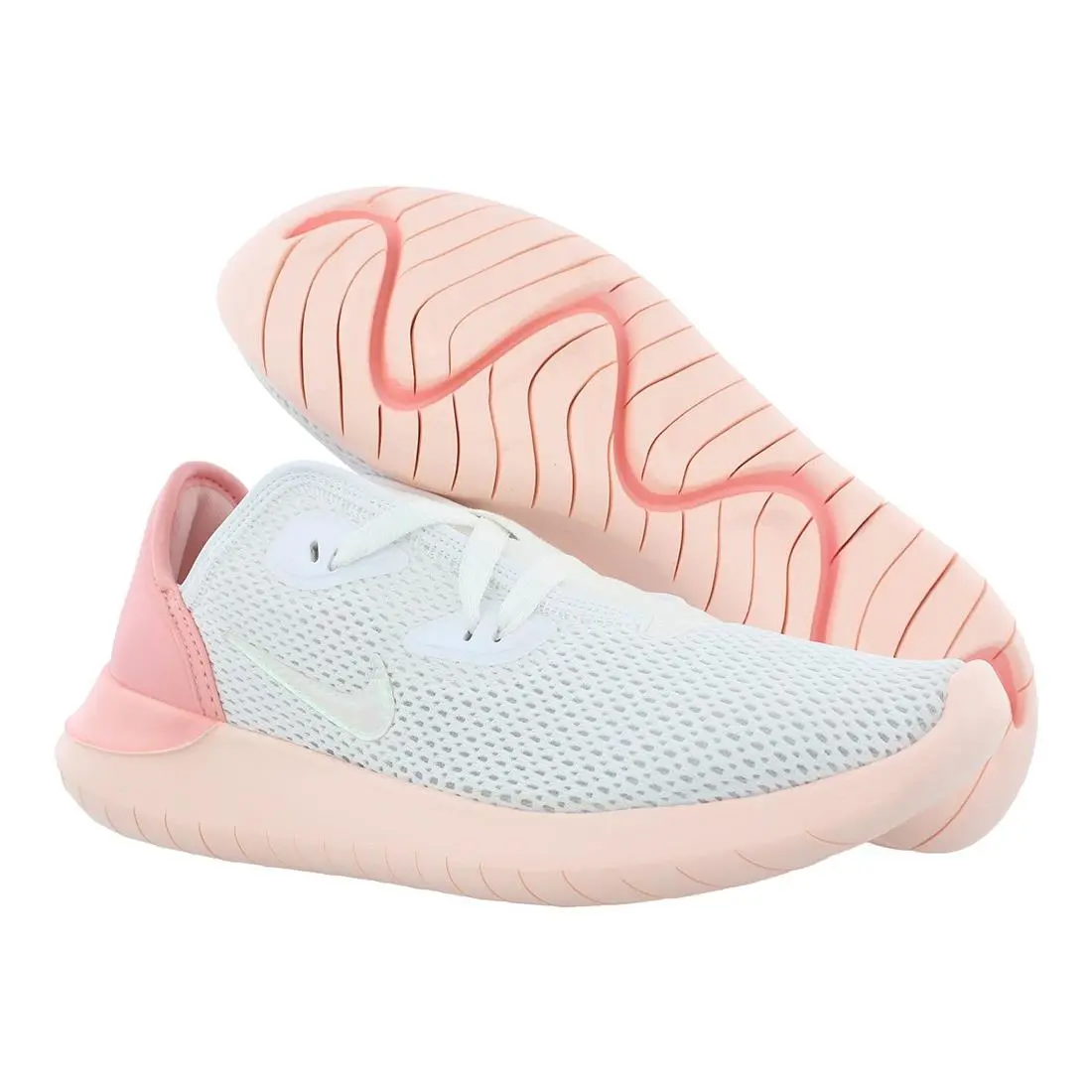 Nike Hakata Womens Shoes Size 6 Color: White/coral