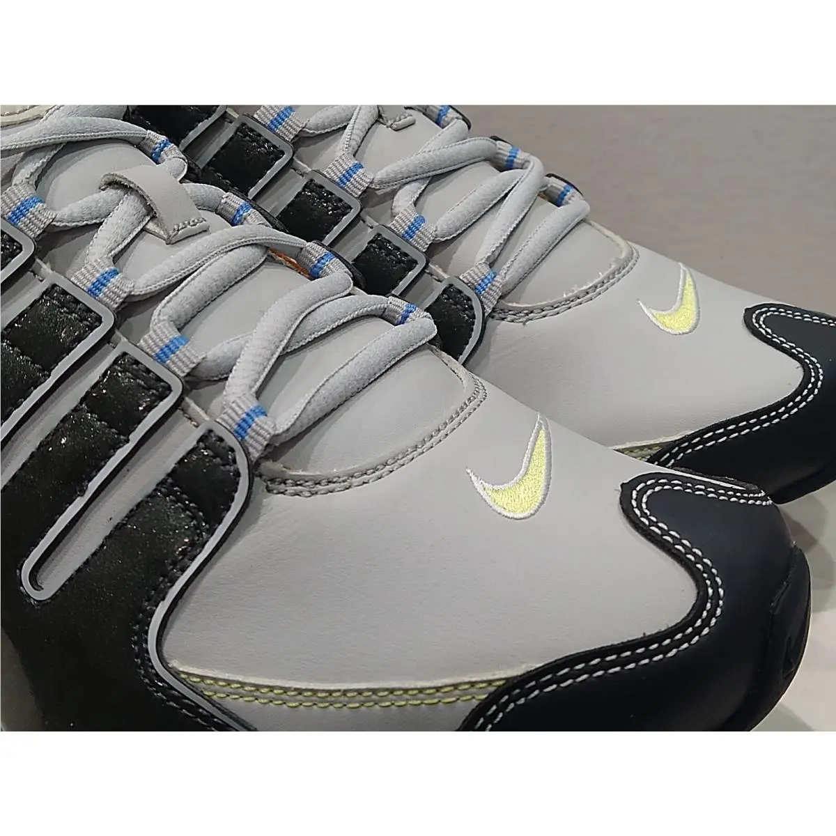Nike shoes - Nike Shox NZ SL - Shox - 366571-071 - Grey / Ultramarine (UPC: 883412303705) 8