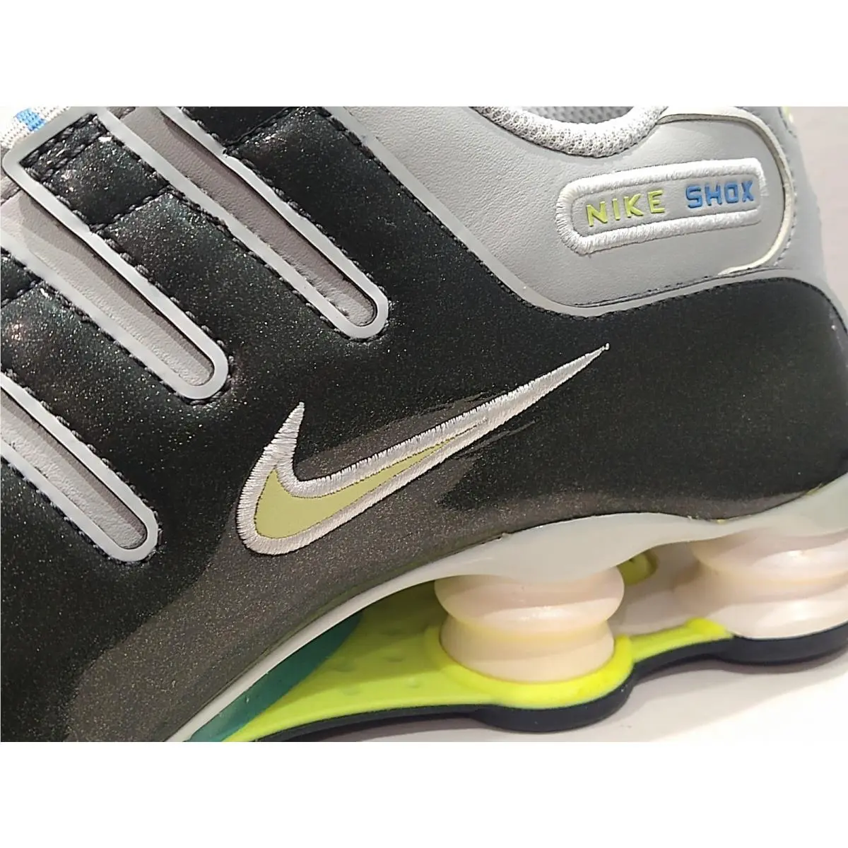Nike shoes - Nike Shox NZ SL - Shox - 366571-071 - Grey / Ultramarine (UPC: 883412303705) 16