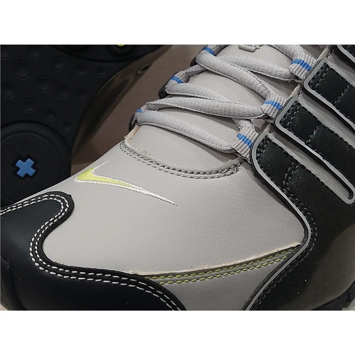 Nike shoes - Nike Shox NZ SL - Shox - 366571-071 - Grey / Ultramarine (UPC: 883412303705) 6