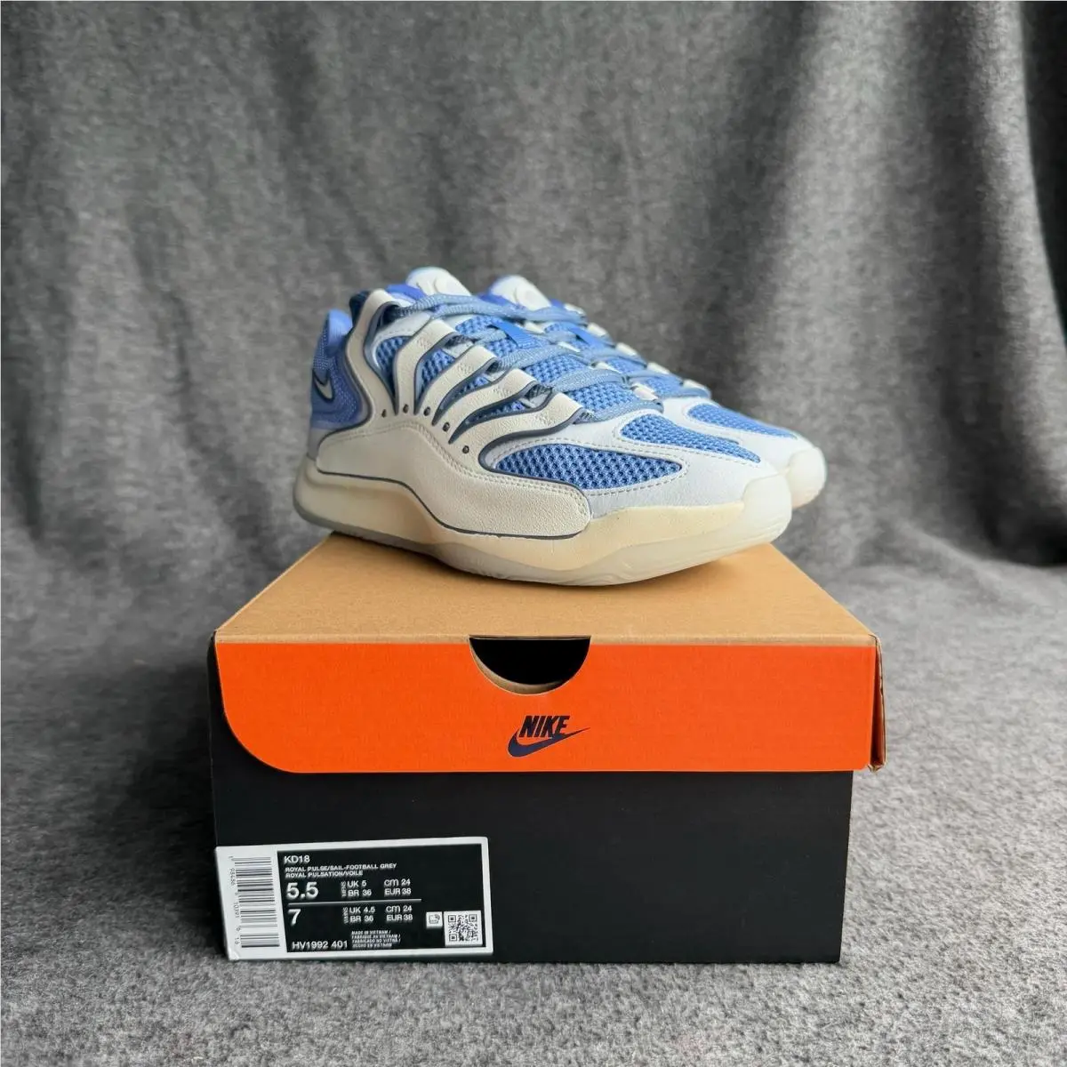 Nike KD 16 Shoes Mens Size 5.5 Blue Royal Pulse Basketball Sneakers HV1992 401