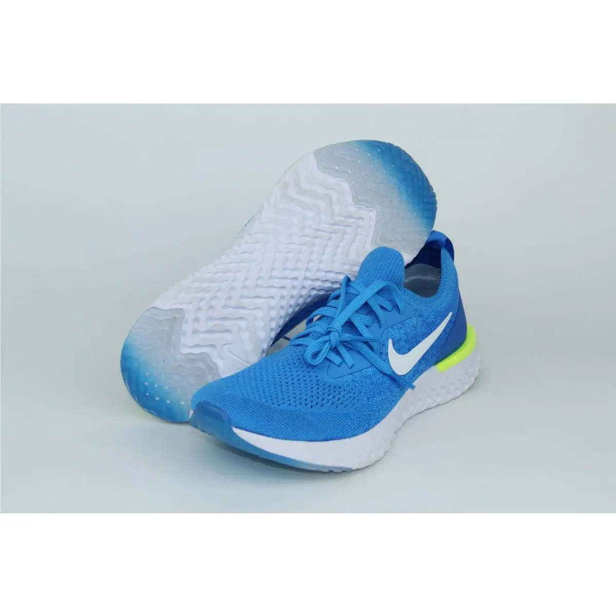 Nike Epic React Flyknit GS Kids Youth Running Shoes Blue Glow 943311-401 SZ 4.5Y
