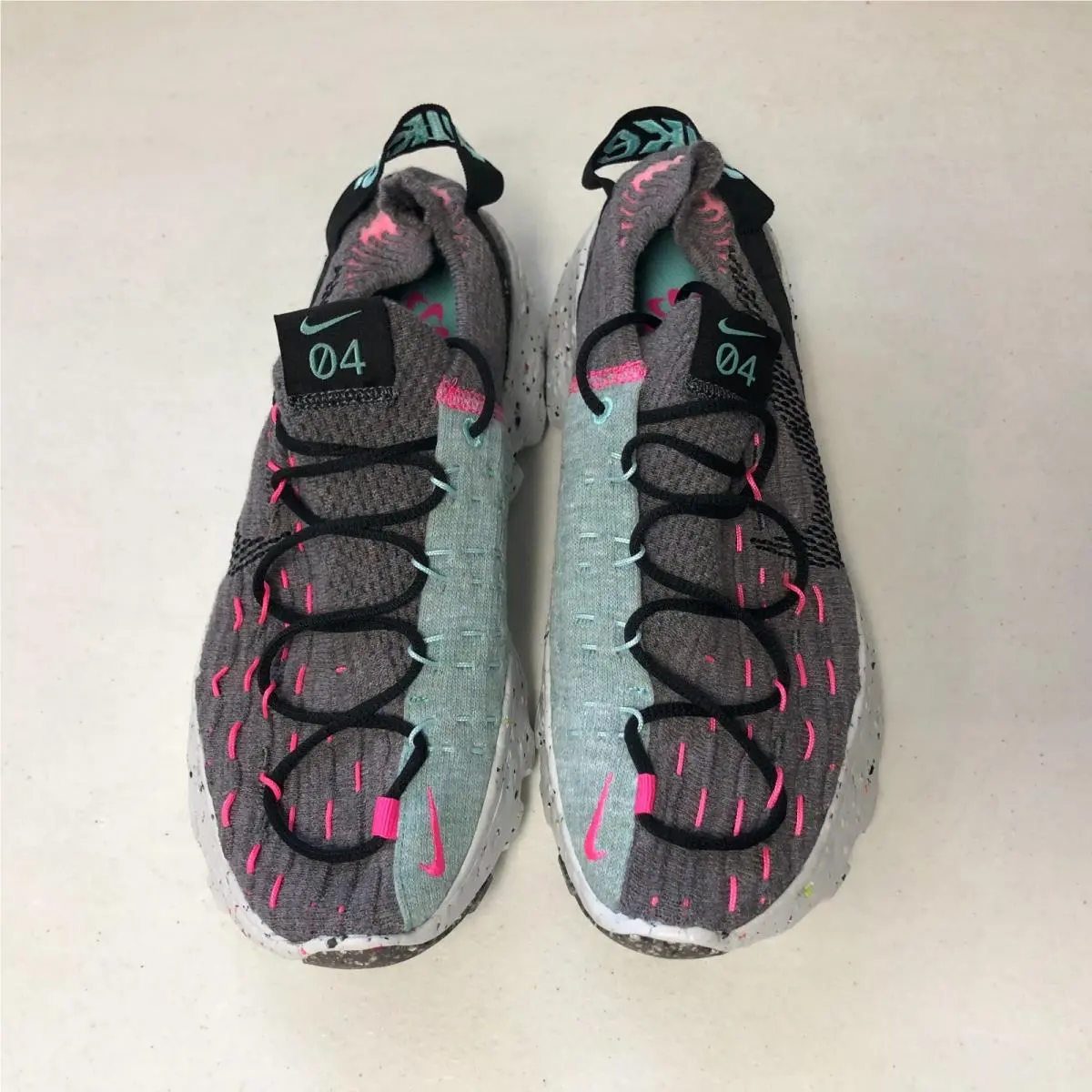 Nike shoes - Nike Space Hippie - Space Hippie - CD3476-003 - Smoke Grey/Black-Pink Blast (UPC: 194501760126) 1