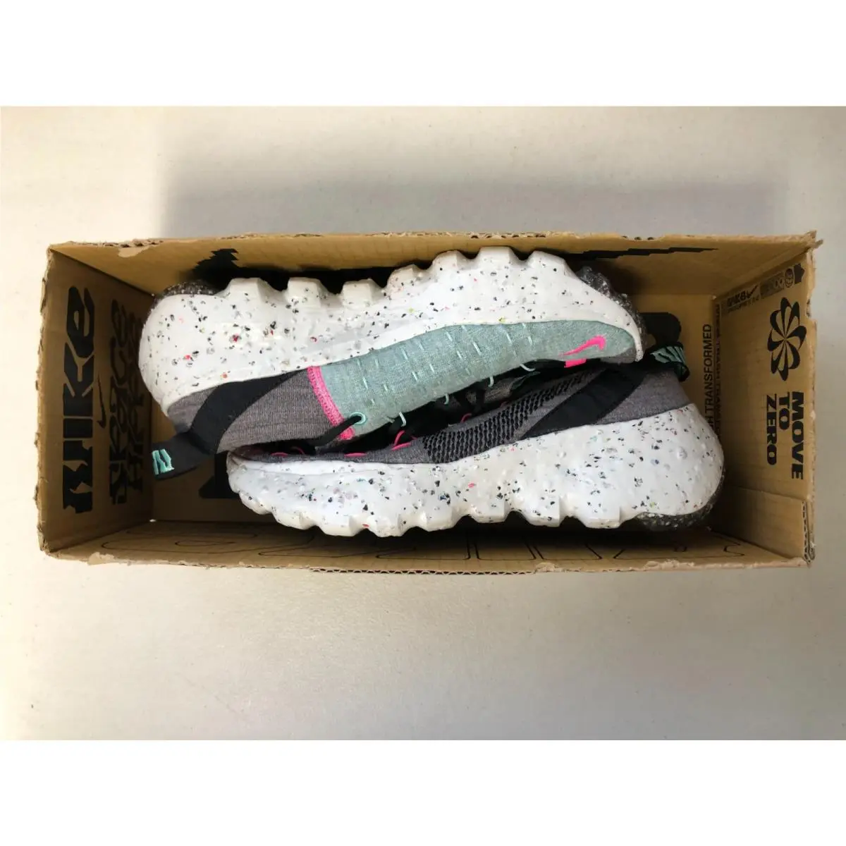 Nike shoes - Nike Space Hippie - Space Hippie - CD3476-003 - Smoke Grey/Black-Pink Blast (UPC: 194501760126) 5