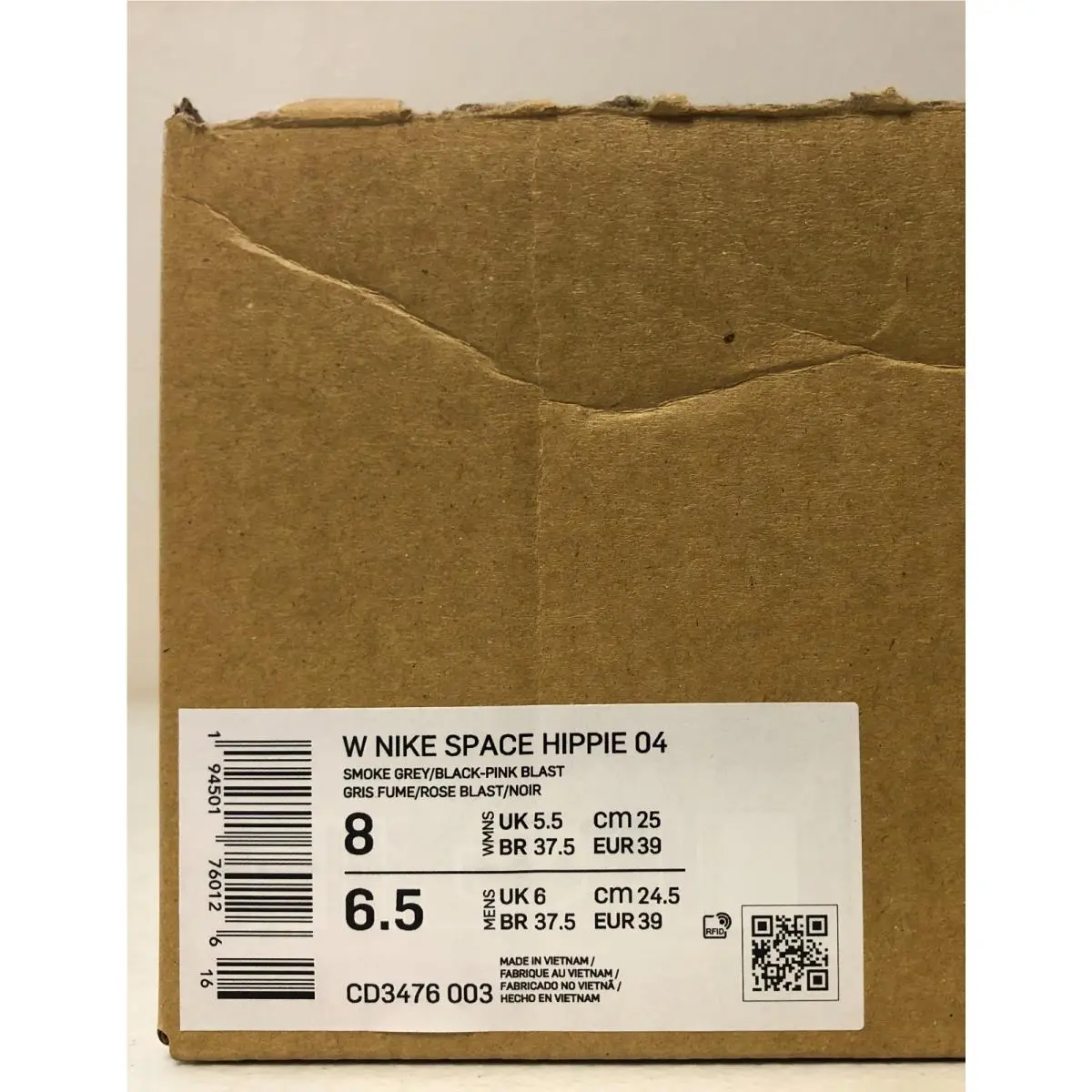 Nike shoes - Nike Space Hippie - Space Hippie - CD3476-003 - Smoke Grey/Black-Pink Blast (UPC: 194501760126) 6