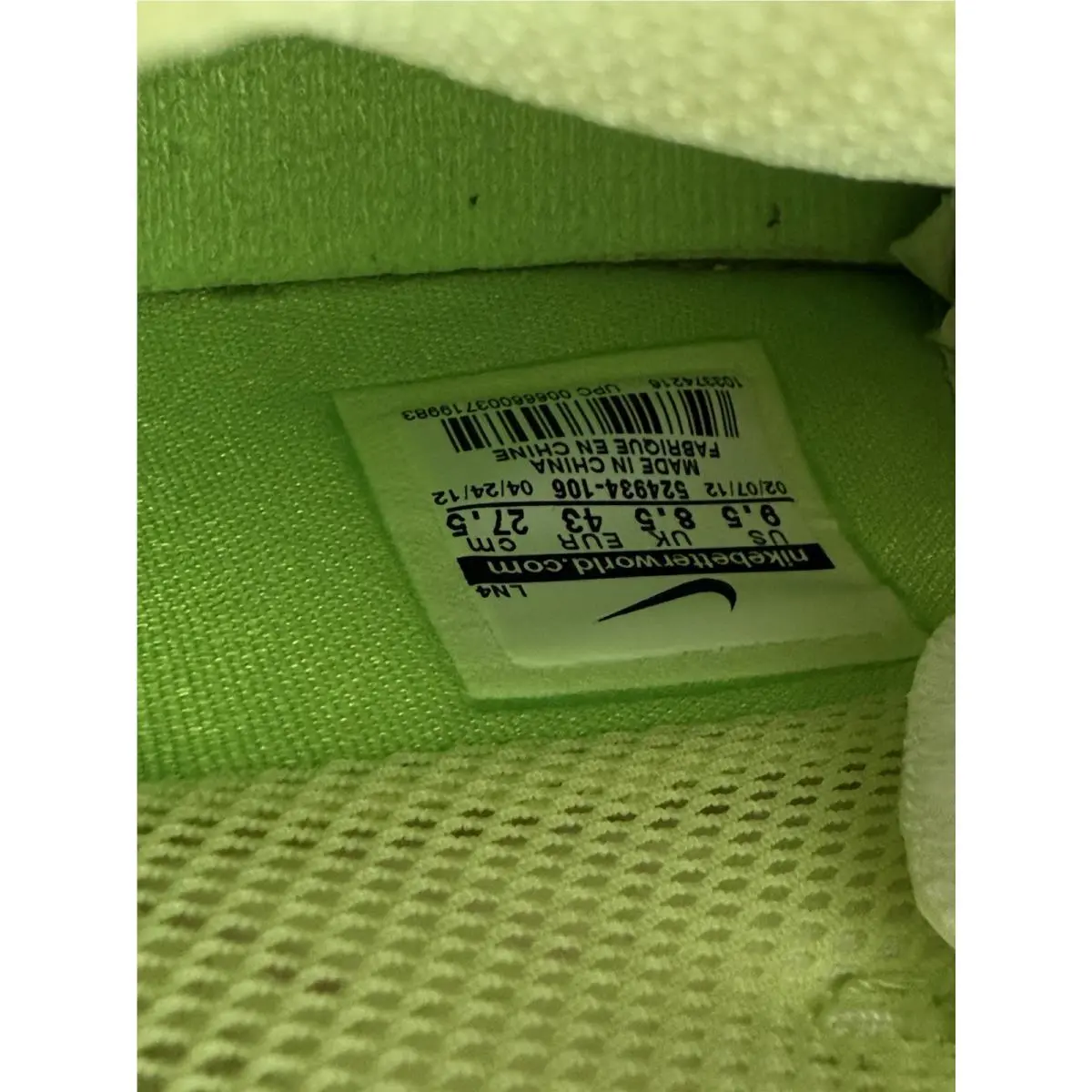 Nike shoes - Nike Hyperdunk 2012 - Hyperdunk - 524934008 - Green 3