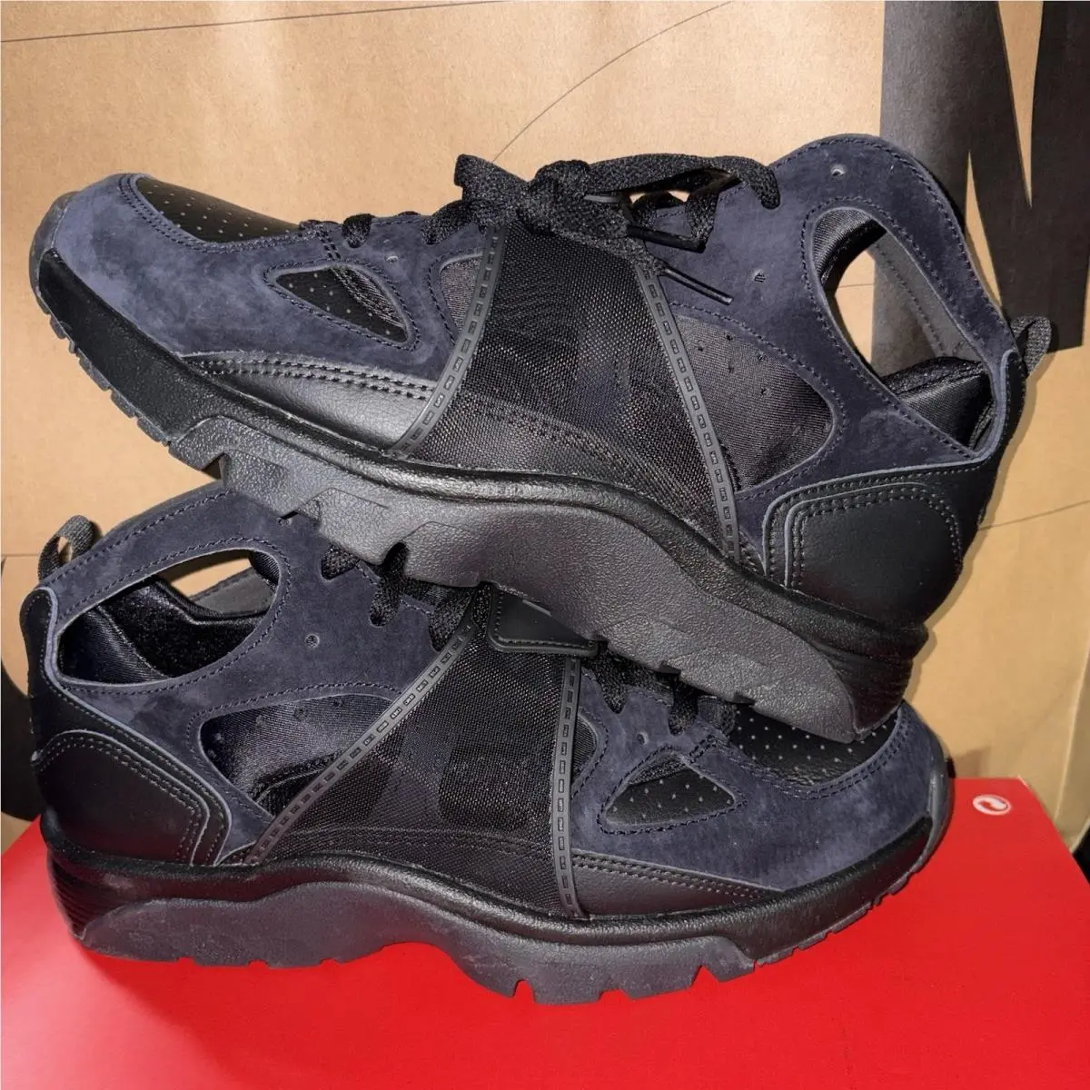 Nike shoes - Nike Air Trainer Huarache - Air Trainer Huarache - IB0497-002 - Black 0