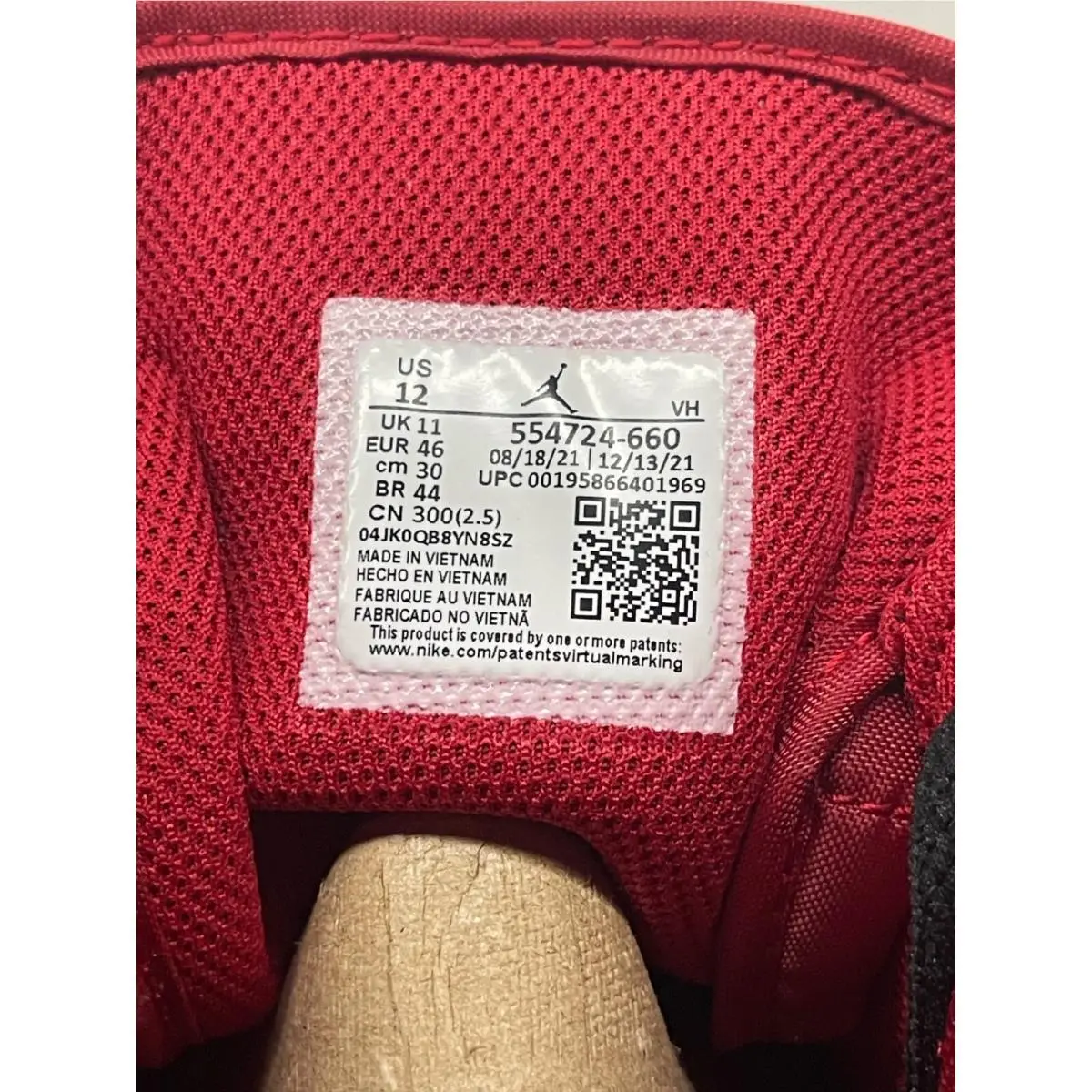 Nike shoes - Nike Air Jordan 1 - Air - Red 6