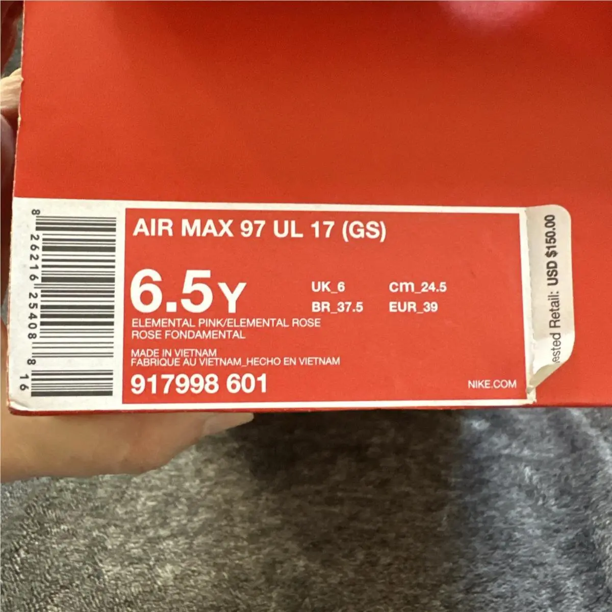 Nike shoes - Nike Air Max 97 UL 17 GS - 917998601 - Pink Black White 14