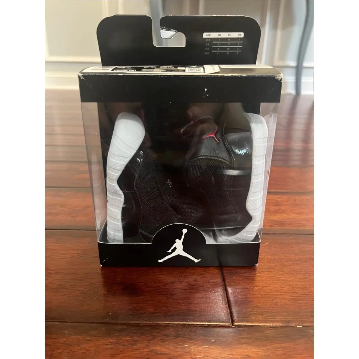 Nike Air Jordan 11 Crib Bootie 72-10 Black-varsity Red-white SZ 4c CI6165-061