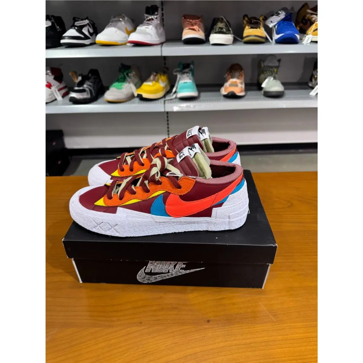 Nike Blazer Low Sacai Kaws Red Size 11 Ships Fast